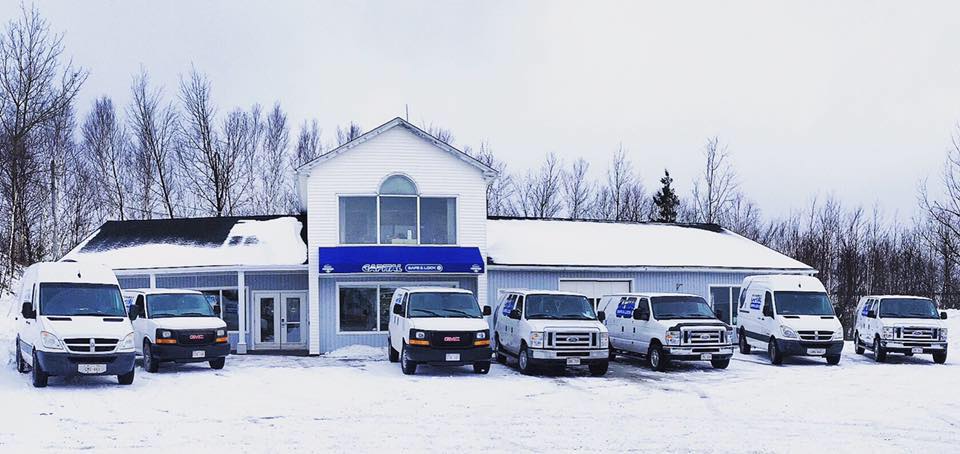 Capital Safe & Lock storefront in Fredericton, New Brunswick